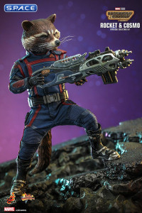 1/6 Scale Rocket and Cosmo Movie Masterpiece MMS708 (Guardians of the Galaxy Vol. 3)