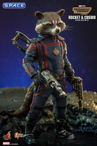 1/6 Scale Rocket and Cosmo Movie Masterpiece MMS708 (Guardians of the Galaxy Vol. 3)