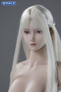 1/6 Scale Akane Head Sculpt (white hair)