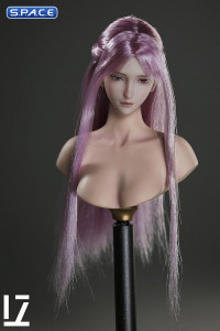 1/6 Scale Akane Head Sculpt (pink hair)