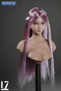 1/6 Scale Akane Head Sculpt (pink hair)