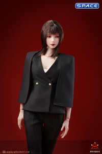 1/6 Scale female Office Business Suit (black)