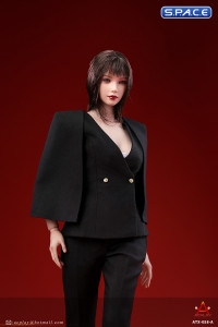 1/6 Scale female Office Business Suit (black)