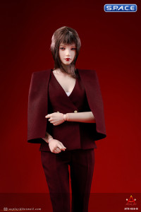 1/6 Scale female Office Business Suit (red)