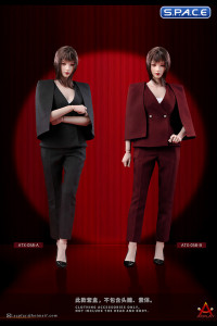 1/6 Scale female Office Business Suit (red)