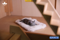 1/6 Scale lying Cat (grey)