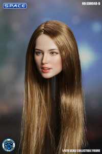 1/6 Scale Megan Head Sculpt (long brown hair)