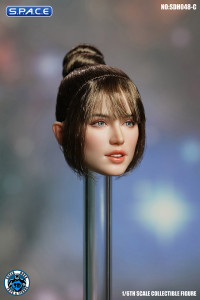 1/6 Scale Megan Head Sculpt (brown hair)