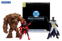 Clayface, Batman & Batwoman from DC Rebirth 3-Pack Gold Label Collection (DC Multiverse)