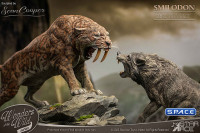 Smilodon & Dire Wolf Statue Set (Wonders of the Wild)