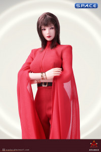1/6 Scale Evening Gown Set (red)