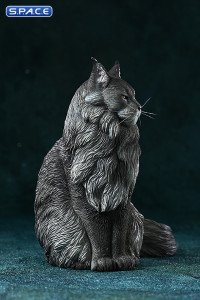 1/6 Scale sitting Maine Coon (black)