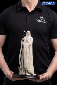 Saruman the White Wizard & the Fire of Orthanc Statue (Lord of the Rings)