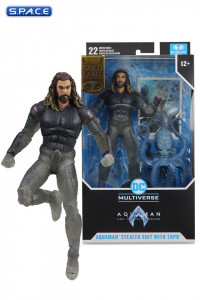 Aquaman Stealth Suit with Topo from Aquaman and the Lost Kingdom Gold Label Collection (DC Multiverse)