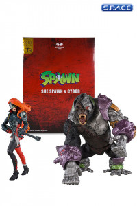 She-Spawn & Cygor Gold Label Collection 2-Pack (Spawn)