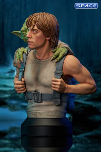 Luke Skywalker with Yoda Bust (Star Wars)