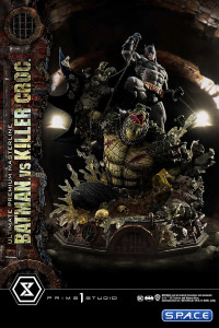 1/4 Scale Batman vs. Killer Croc Ultimate Premium Masterline Statue (DC Comics)