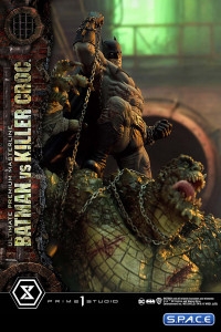 1/4 Scale Batman vs. Killer Croc Ultimate Premium Masterline Statue (DC Comics)