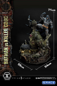 1/4 Scale Batman vs. Killer Croc Ultimate Premium Masterline Statue (DC Comics)