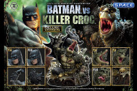 1/4 Scale Batman vs. Killer Croc Deluxe Ultimate Premium Masterline Statue - Bonus Version (DC Comics)