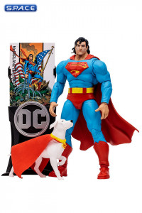 Superman & Krypto from Return of Superman McFarlane Collector Edition (DC Multiverse)