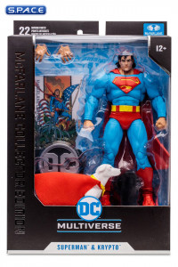 Superman & Krypto from Return of Superman McFarlane Collector Edition (DC Multiverse)