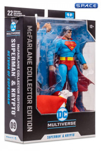 Superman & Krypto from Return of Superman McFarlane Collector Edition (DC Multiverse)