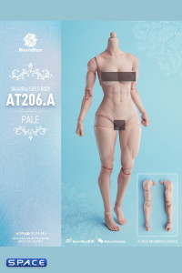 1/6 Scale muscular female Body AT206A (pale)