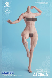 1/6 Scale muscular female Body AT206A (pale)