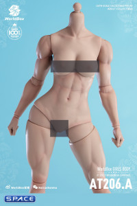 1/6 Scale muscular female Body AT206A (pale)