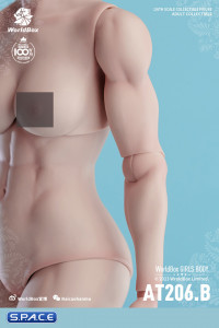 1/6 Scale muscular female Body AT206B (pale)