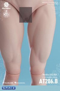 1/6 Scale muscular female Body AT206B (pale)