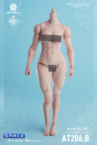 1/6 Scale muscular female Body AT206B (light tan)