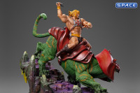 1/10 Scale He-Man & Battle Cat Deluxe Art Scale Statue (Masters of the Universe)