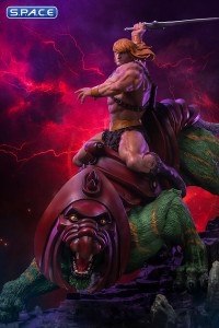 1/10 Scale He-Man & Battle Cat Deluxe Art Scale Statue (Masters of the Universe)