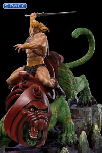 1/10 Scale He-Man & Battle Cat Deluxe Art Scale Statue (Masters of the Universe)