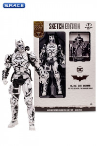 Hazmat Suit Batman from Justice League: The Amazo Virus Black Label Collection - Sketch Edition (DC Multiverse)