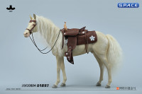 1/6 Scale Akhal Teke Horse with Harness (buckskin)