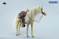 1/6 Scale Akhal Teke Horse with Harness (buckskin)