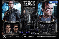 1/3 Scale T-800 Cyberdyne Shootout Platinum Masterline Statue (Terminator 2)
