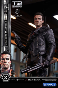 1/3 Scale T-800 Cyberdyne Shootout Platinum Masterline Statue (Terminator 2)