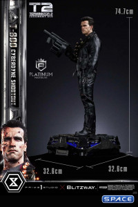 1/3 Scale T-800 Cyberdyne Shootout Platinum Masterline Statue (Terminator 2)