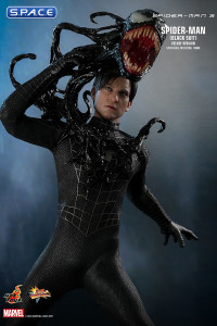 1/6 Scale Spider-Man Black Suit Deluxe Version Movie Masterpiece MMS728 (Spider-Man 3)