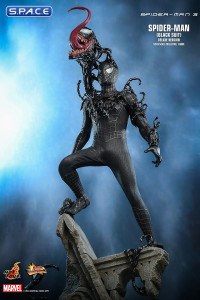 1/6 Scale Spider-Man Black Suit Deluxe Version Movie Masterpiece MMS728 (Spider-Man 3)