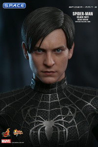 1/6 Scale Spider-Man Black Suit Deluxe Version Movie Masterpiece MMS728 (Spider-Man 3)