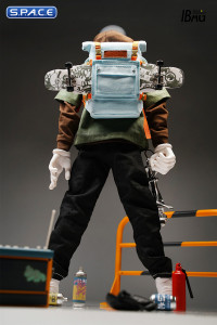 1/6 Scale skateboarding backpack (blue)