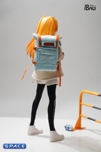 1/6 Scale skateboarding backpack (blue)