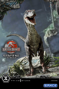 1/6 Scale Male Velociraptor Legacy Museum Collection Statue (Jurassic Park III)