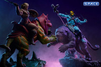 Skeletor & Panthor Classic Deluxe Maquette (Masters of the Universe)