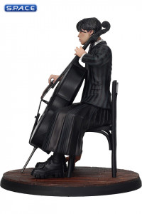 Wednesday with Cello PVC Statue (Wednesday)